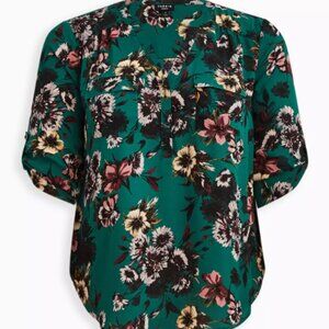 Torrid Harper 3/4 Sleeve Blouse